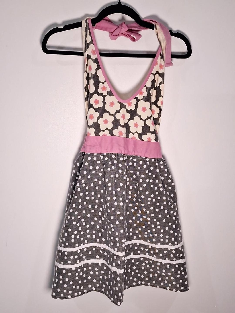 Gourmet Club Kids Floral Cotton Top in Cream and Pink